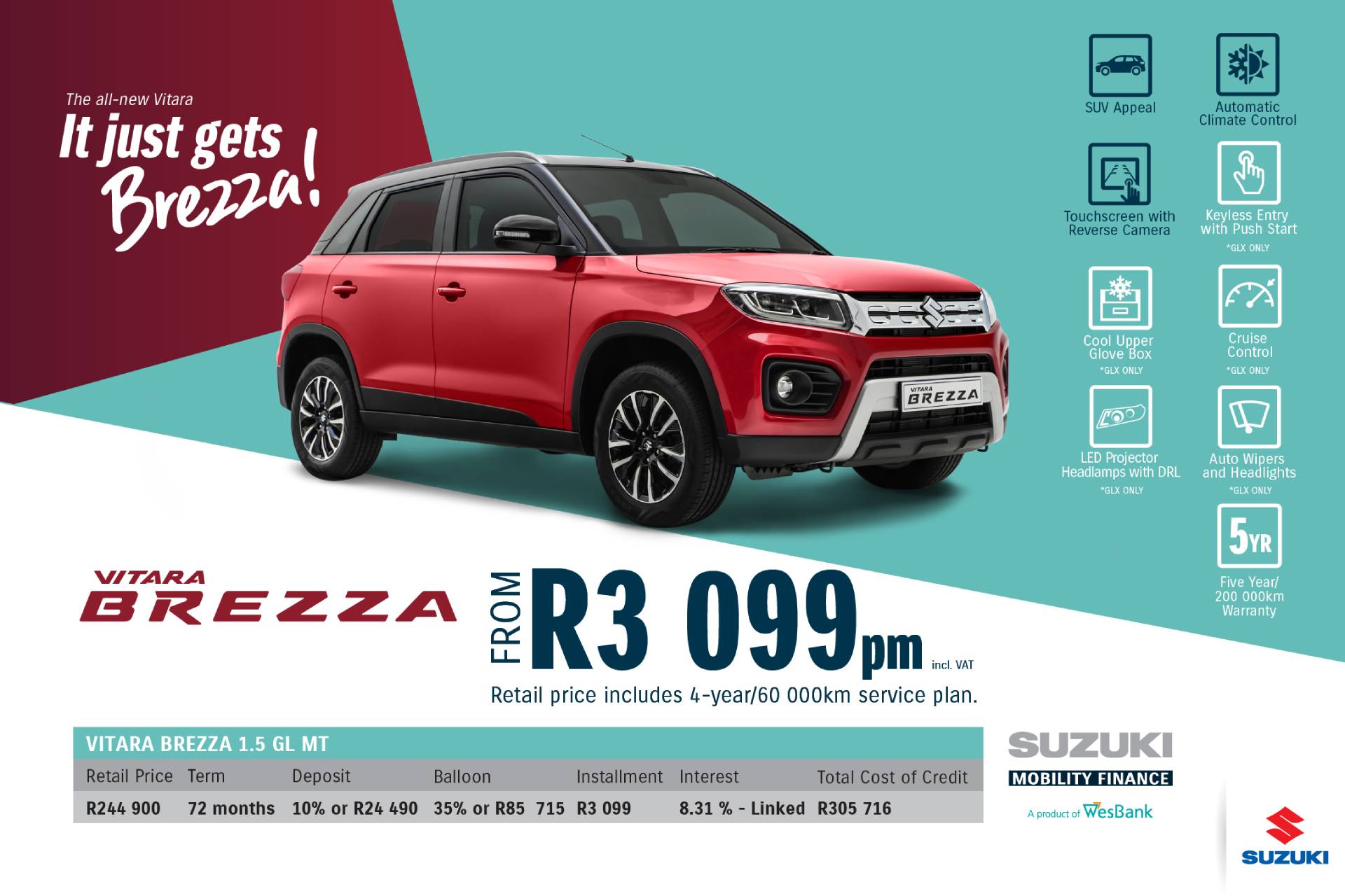 New Car Deals Suzuki Auto South Africa